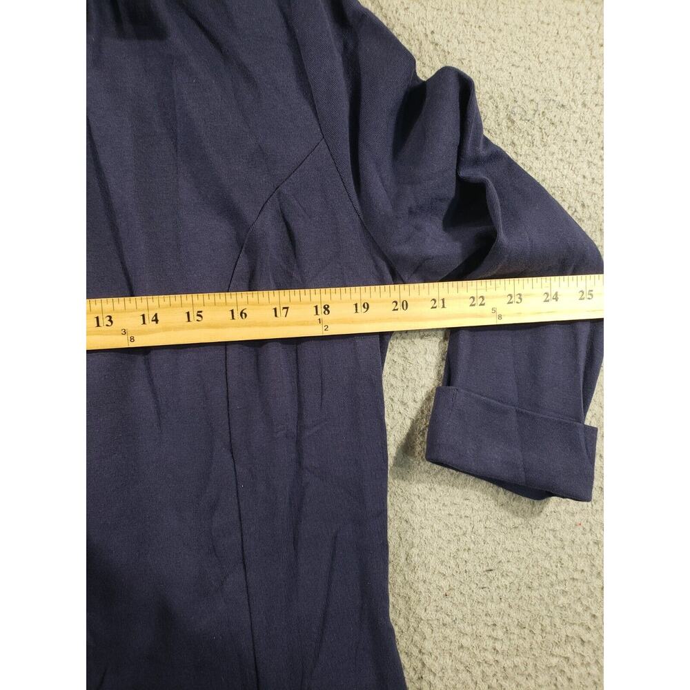 Maison Jules Blazer Women's Large Blue Professional Workwear Jacket Stretch NWT - Picture 5 of 11